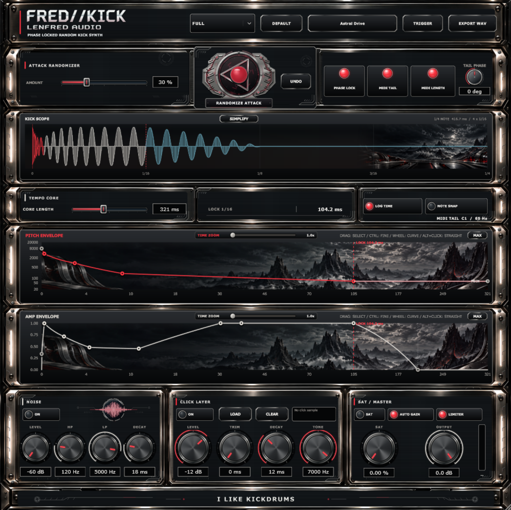 FRED KICK · Black main skin